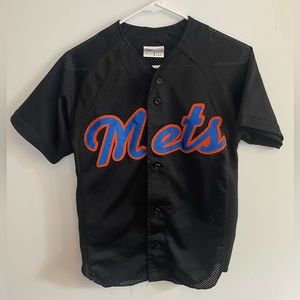 Vintage Mets Youth Black Jersey (like XS for adults)
